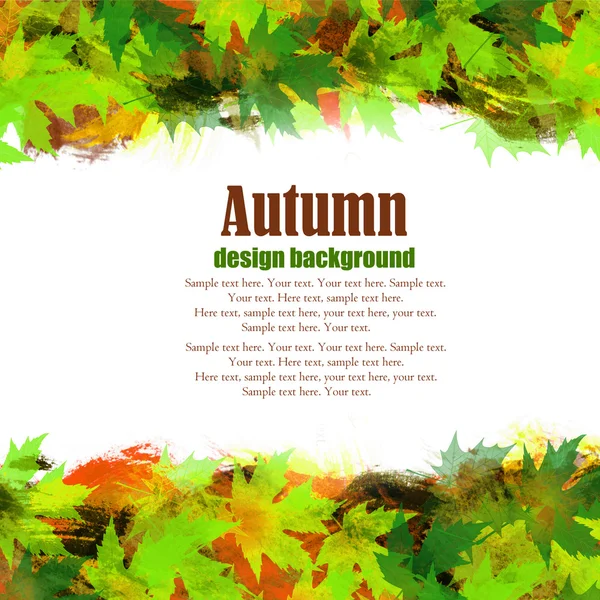 Klon kolorowych liści jesienią — Zdjęcie stockowe