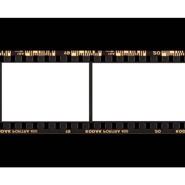 Orta format renk film çerçevesi. Boş büyük biçim boş film negatif veya resim çerçevesi, boş fotoğraf alanı.