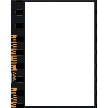 Orta format renk film çerçevesi. Boş büyük biçim boş film negatif veya resim çerçevesi, boş fotoğraf alanı.