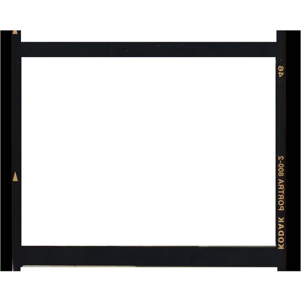 Medium Format Color Film Frame Blank Large Format Blank Film — Stock Photo, Image