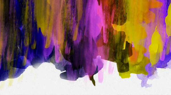 Ilustración Abstracción Multicolor Acuarela Imitación Pintura — Foto de Stock