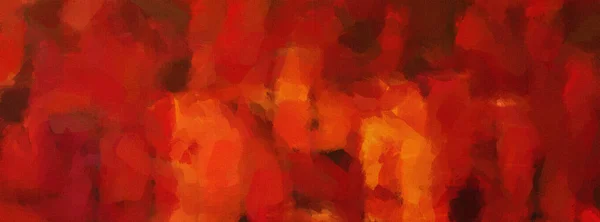 Astrazione Rosso Arancio Tela Pittura Olio Imitazione Illustrazione — Foto Stock