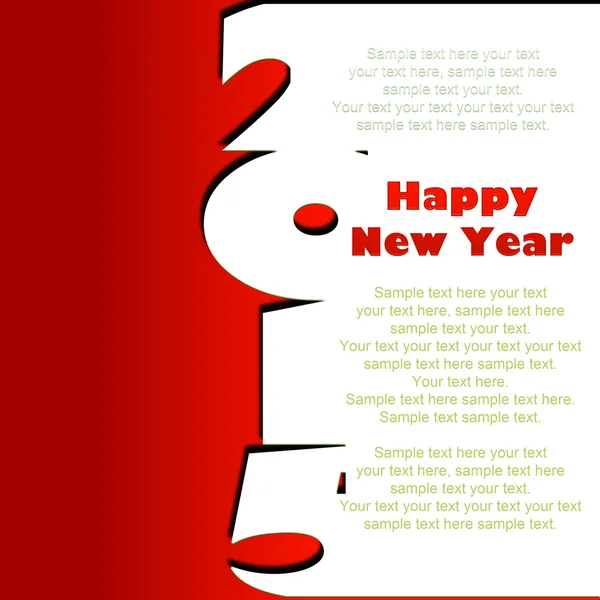 Happy New Year card — Stock Photo, Image