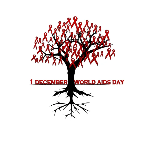 1 декабря Всемирный день борьбы со СПИДом — стоковое фото