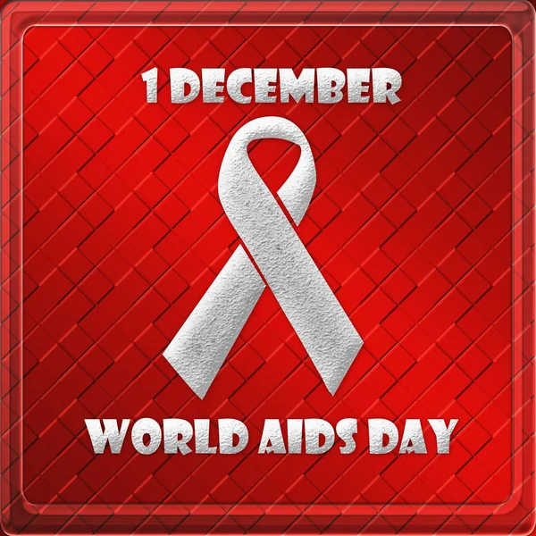 1 de diciembre Día Mundial del SIDA — Foto de Stock