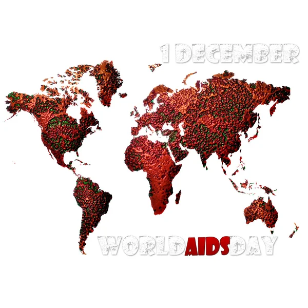 1 Aralık Dünya AIDS günü — Stok fotoğraf