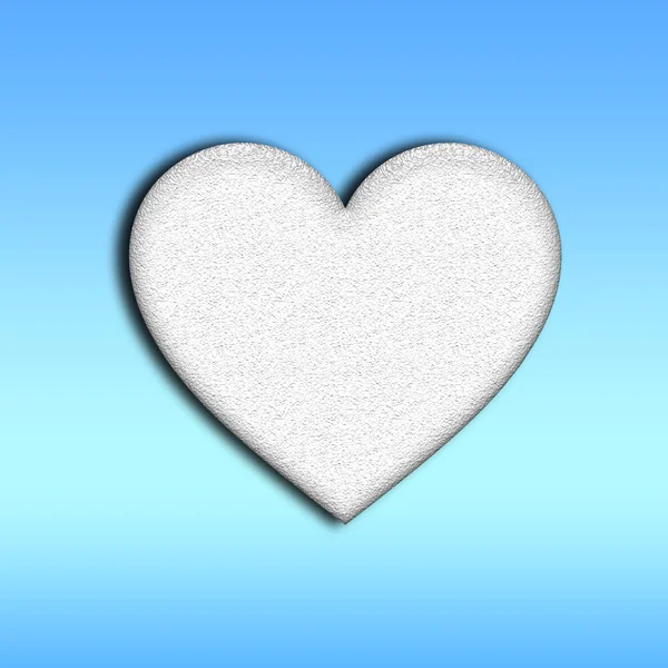 Valentines day card with heart — Stock Photo, Image