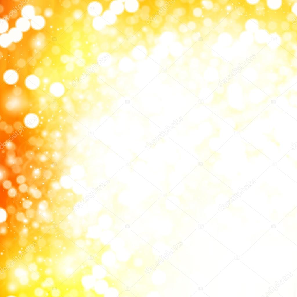 Yellow bokeh background