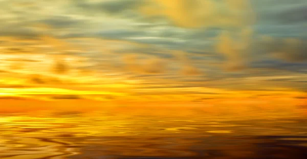 Prachtige landschap met vogels — Stockfoto