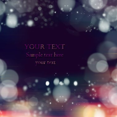 Bokeh Soyut Arkaplanı