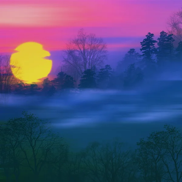 아름 다운 다채로운 풍경 — 스톡 사진