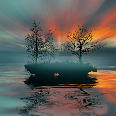 Güzel doğal manzara