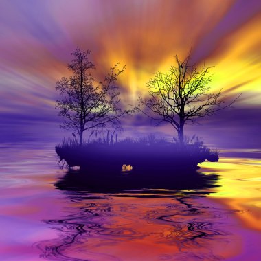 Güzel doğal manzara