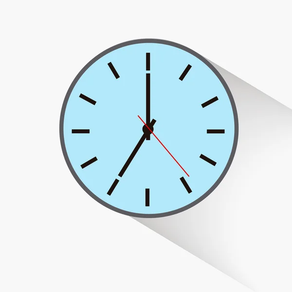 yuvarlak saat, saat 7'de