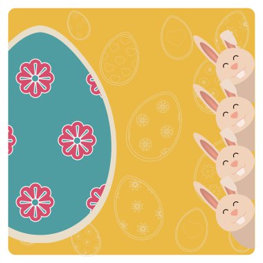 Paskalya vektör arka plan doku ile