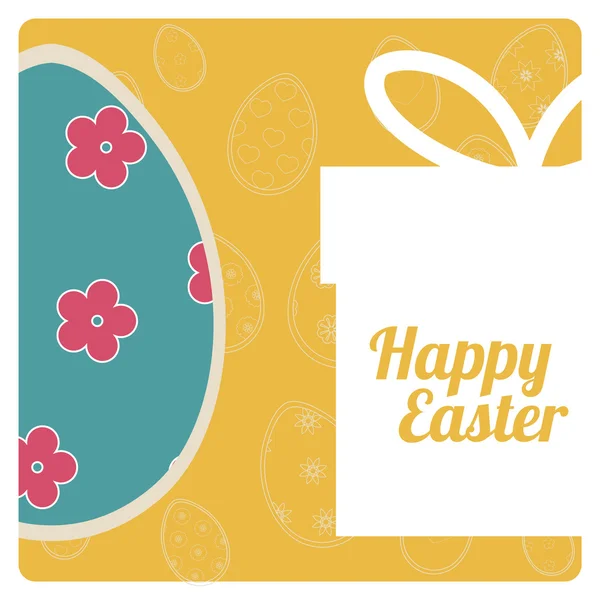 Easter Vector with texture background — Stock Vector