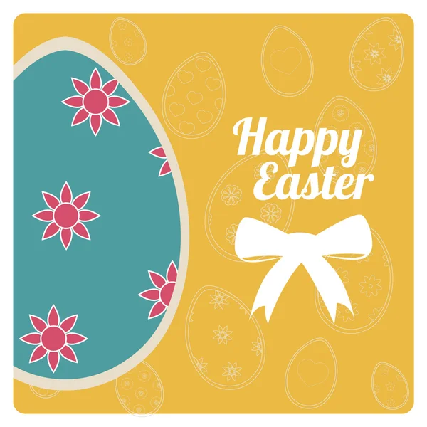 Easter Vector with texture background — Stock Vector