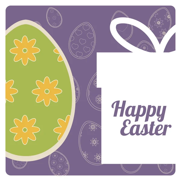 Easter Vector with texture background — Stock Vector