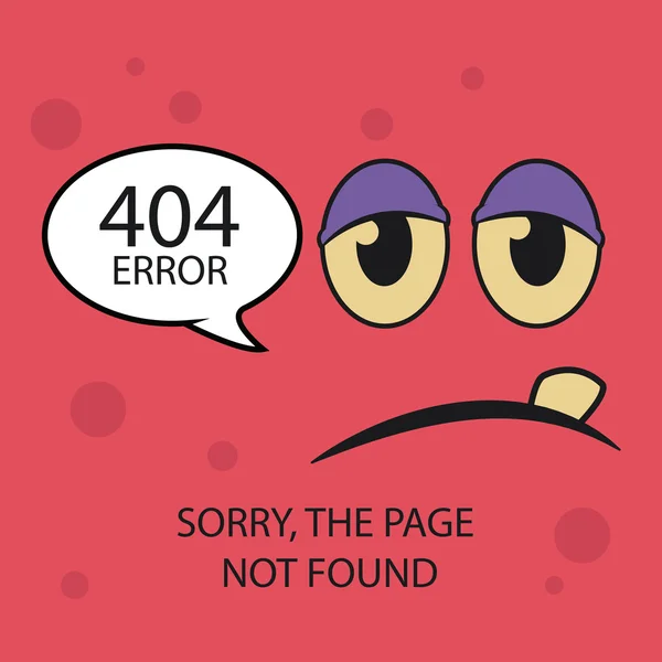 404-fout conexion over kleur achtergrond — Stockvector