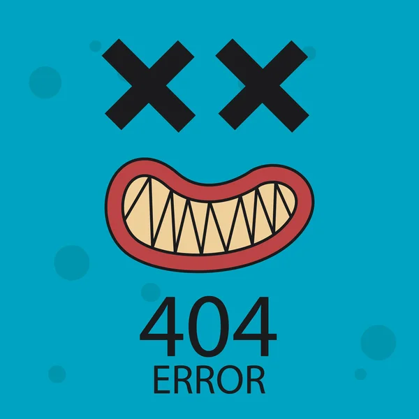 404 error conexion over color background — Stock Vector