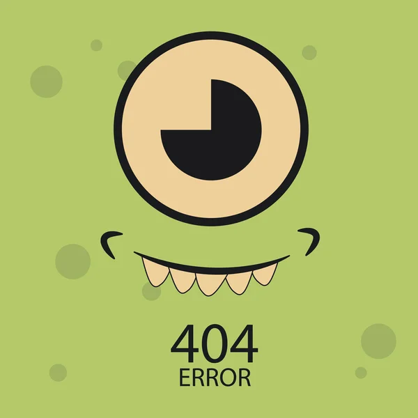 เกิดข้อผิดพลาด 404 ขึ้นบนพื้นหลังสี — ภาพเวกเตอร์สต็อก