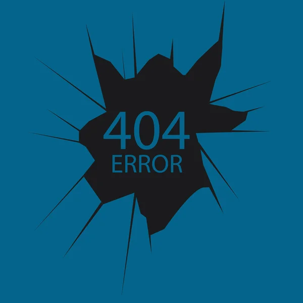 404 erreur de teint sur fond de couleur — Image vectorielle