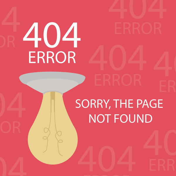404 error conexion over color background