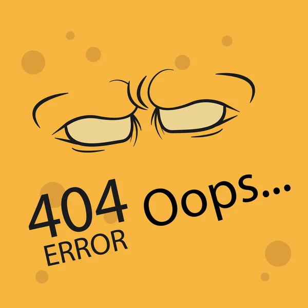 色背景に 404 エラー conexion — ストックベクタ