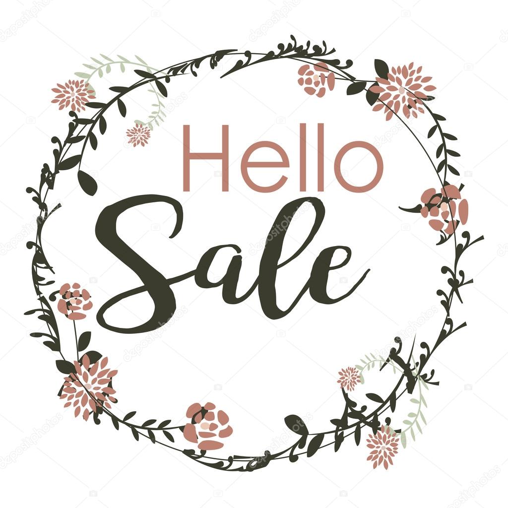 Boho Vendita Desing In Colore Con Fiori E Foglie