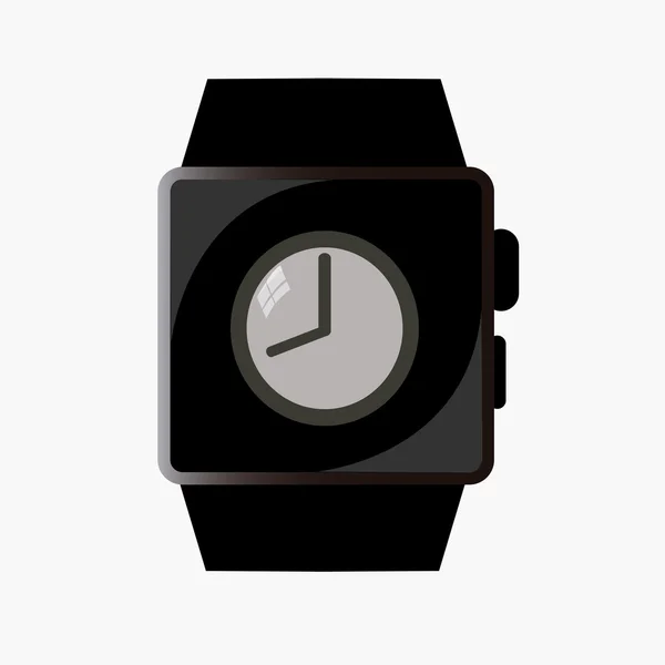 Diseño de reloj inteligente en fondo blanco — Archivo Imágenes Vectoriales