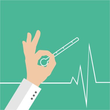 ilaçlar, yeşil zemin ve hayat çizginin arkasına tutan el