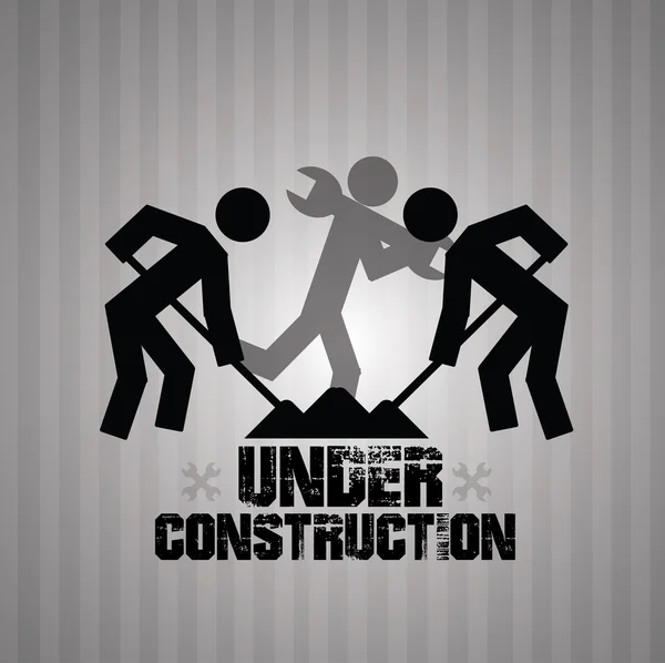 Projekt underconstruction — Wektor stockowy