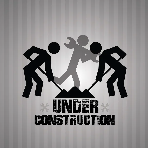 Underconstruction ontwerp — Stockvector