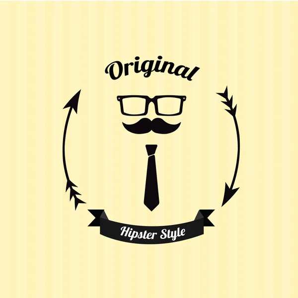 Hipster style design — Stock Vector