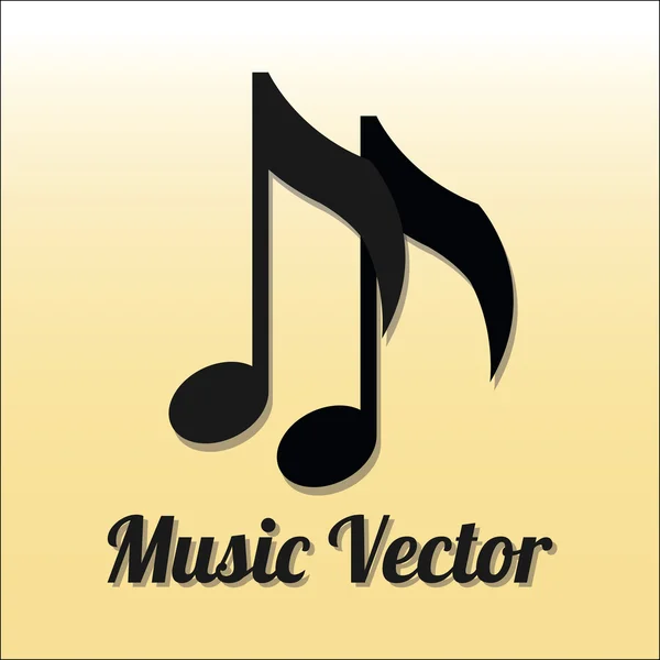 Muziekvector — Stockvector