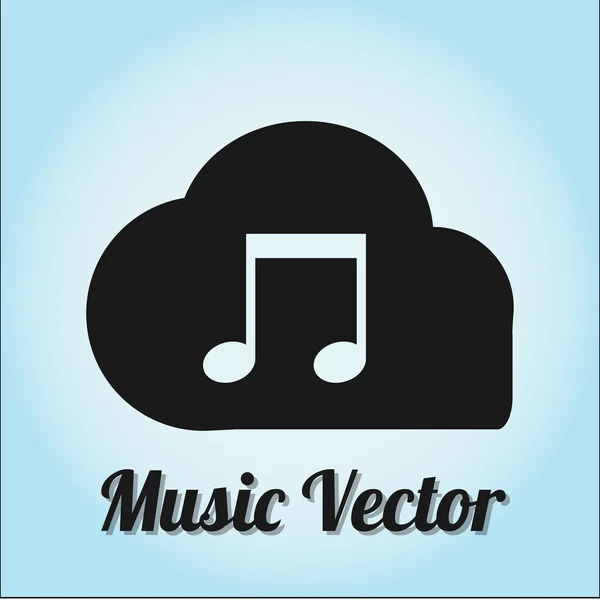 Musik-Vektor — Stockvektor