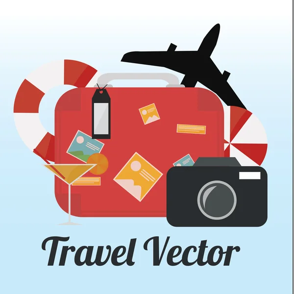 Vector de diseño de viajes — Vector de stock