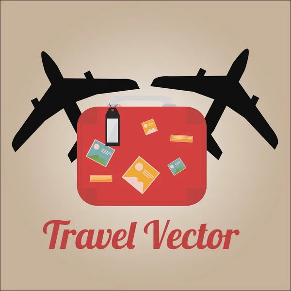 Travel design vektor — Stock vektor