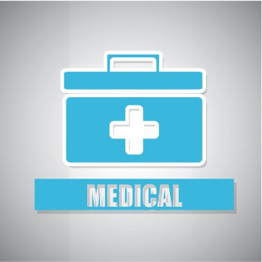 Tıbbi tasarım vektör arka plan üzerinde