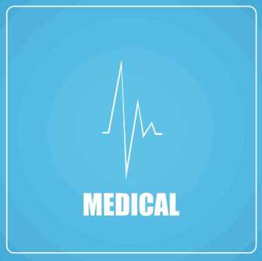 Tıbbi tasarım vektör arka plan üzerinde