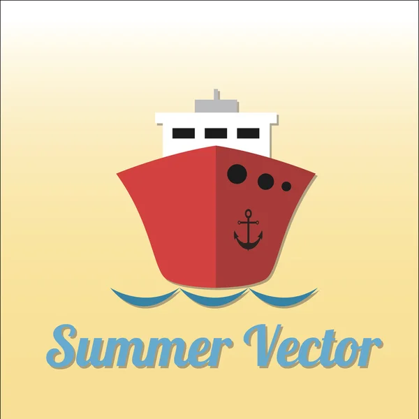 Vetores de férias de verão — Vetor de Stock