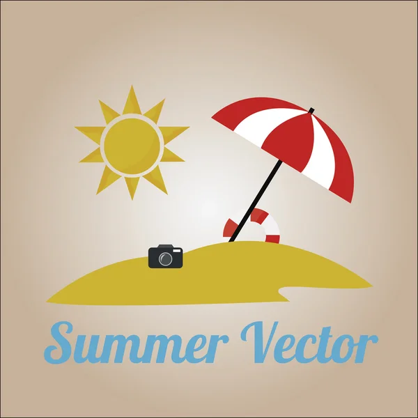 Vecteurs de vacances d'été — Image vectorielle