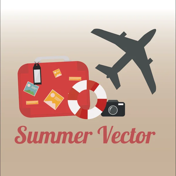 Vecteurs de vacances d'été — Image vectorielle