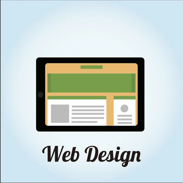Web design poszter háttér szín alatt — Stock Vector