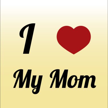 mutlu anneler günü renk arka plan üzerinde