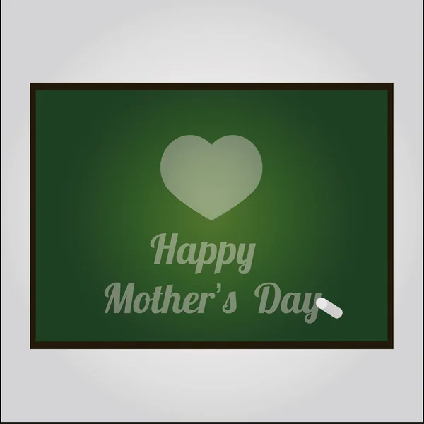 Happy Mothers day over kleur achtergrond — Stockvector