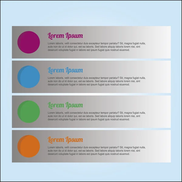 Infografiki ilustracja na kolor tła — Wektor stockowy