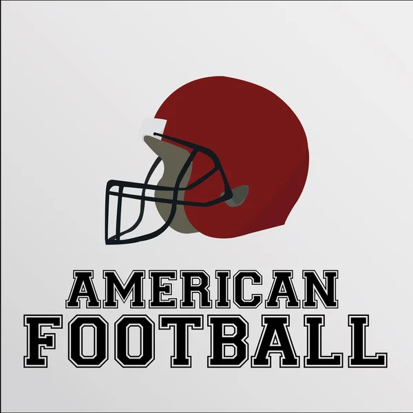 Американский футбол на цветном фоне — стоковый вектор