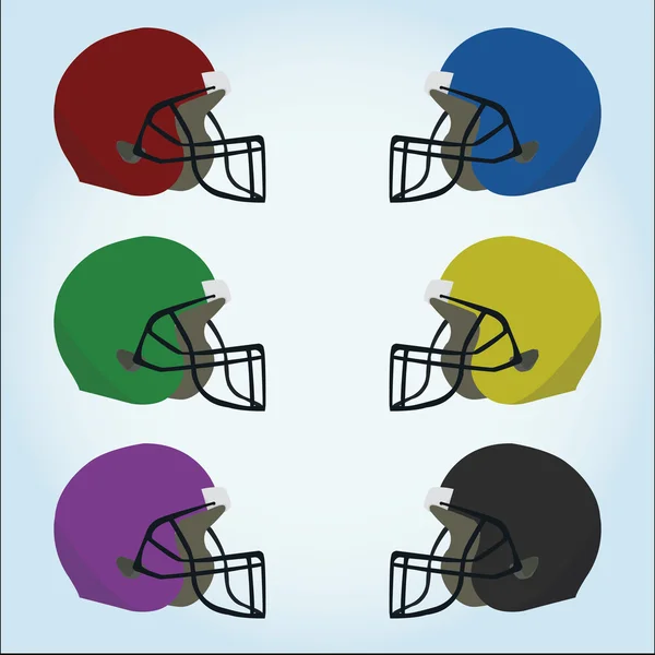 American football desing over color background — Stock Vector