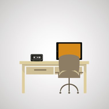Ofis iç tasarım renk arka plan üzerinde
